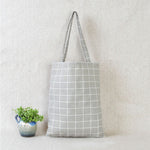 Newest Women Linen Cotton Eco Reusable Shopping Shoulder Bag Canvas Purse Pouch Tote Totes Handbags