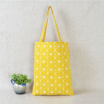 Newest Women Linen Cotton Eco Reusable Shopping Shoulder Bag Canvas Purse Pouch Tote Totes Handbags