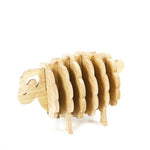 Sheep Shape Anti Slip Drink Coasters DIY Heat Insulated Felt Mugs Mats Table Placemats Housewarming Gifts Home Decor 14 PCS
