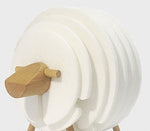 Sheep Shape Anti Slip Drink Coasters DIY Heat Insulated Felt Mugs Mats Table Placemats Housewarming Gifts Home Decor 14 PCS