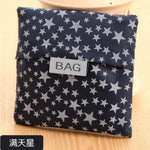 eTya New Fashion Eco Foldable Grocery Shopping Bags Recycle Tote Waterproof Reusable Pouch Handbags Large-Capacity Storage Bags