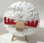 Sheep Shape Anti Slip Drink Coasters DIY Heat Insulated Felt Mugs Mats Table Placemats Housewarming Gifts Home Decor 14 PCS