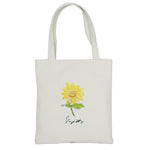 Reusable Shopping Bag Fashion Women Canvas Tote Bags Printing eco Bag Cartoon bolsa de compras Shopper Shoulder Bags #F