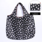 Folding Shopping Bag Eco-friendly Reusable Portable Shoulder Handbag for Travel Grocery Fashion Pocket Tote Bags