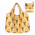 Folding Shopping Bag Eco-friendly Reusable Portable Shoulder Handbag for Travel Grocery Fashion Pocket Tote Bags