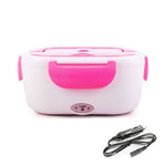 TENBROMAN Electric Heating Home & Car 12V 220V Plug-in Lunch Boxes Food Container Portable Dish Bento Box