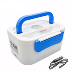 TENBROMAN Electric Heating Home & Car 12V 220V Plug-in Lunch Boxes Food Container Portable Dish Bento Box