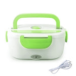 TENBROMAN Electric Heating Home & Car 12V 220V Plug-in Lunch Boxes Food Container Portable Dish Bento Box