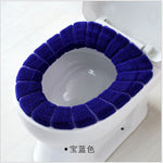 Universal Soft Heated Washable Toilet Seat Mat Set for Home Decor Closestool Mat Seat Case Warmer Toilet Lid Cover Accessories