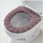Universal Soft Heated Washable Toilet Seat Mat Set for Home Decor Closestool Mat Seat Case Warmer Toilet Lid Cover Accessories