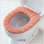 Universal Soft Heated Washable Toilet Seat Mat Set for Home Decor Closestool Mat Seat Case Warmer Toilet Lid Cover Accessories
