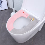 Universal Soft Heated Washable Toilet Seat Mat Set for Home Decor Closestool Mat Seat Case Warmer Toilet Lid Cover Accessories