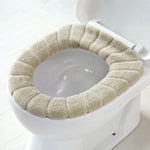Universal Soft Heated Washable Toilet Seat Mat Set for Home Decor Closestool Mat Seat Case Warmer Toilet Lid Cover Accessories