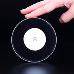 Waterproof Coaster KTV Light Base Gravity Induction Battery Bar Cup Pad LED Bar Luminescent Bar Mat Placemat Round Cup Pad ZA
