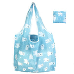 Hot Reusable Shopping Bags Women Foldable Tote Bag Portable Cloth Eco Grocery Bag Folding Large Capacity Handbags