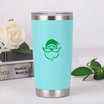 Santa Claus Christmas gift for man woman double wall stainless steel mug cup water bottle car cup