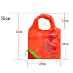 8 colors New Special Shopping Bags strawberry shape after fold-able Eco shopping storage bag Load-bearing about 20kg