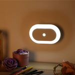 Night light Sleep Friendly UFO Battery-Powered Motion-Sensing LED Stick-Anywhere Nightlight with white Color Light baby light